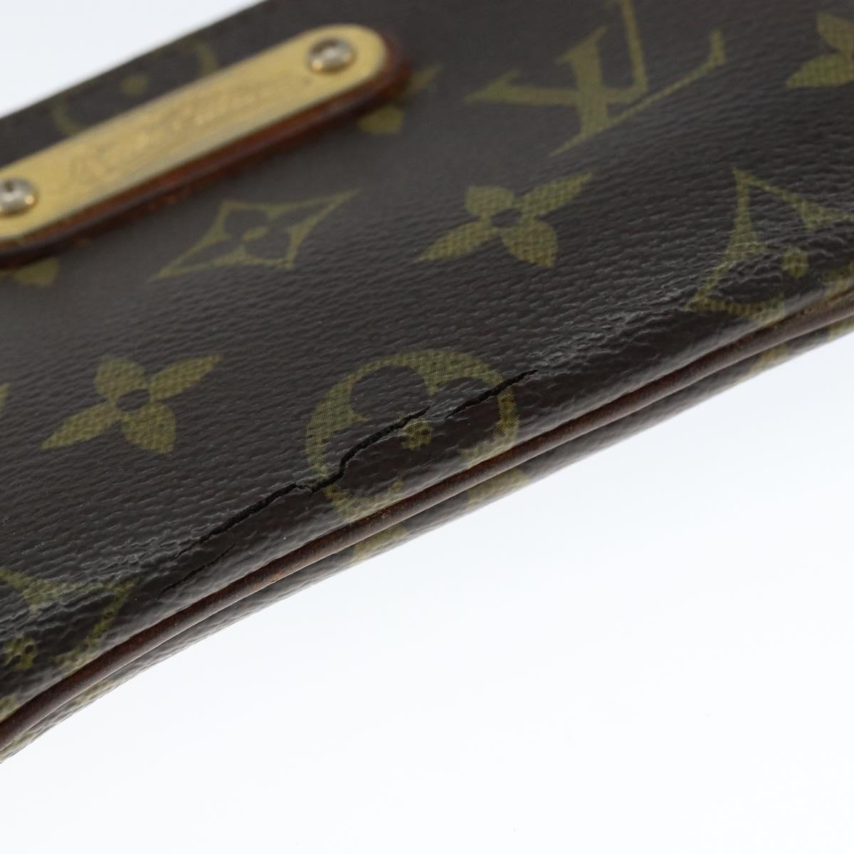 LOUIS VUITTON Monogram Chain Pochette Mila PM Accessory Pouch M60094 Auth 149211