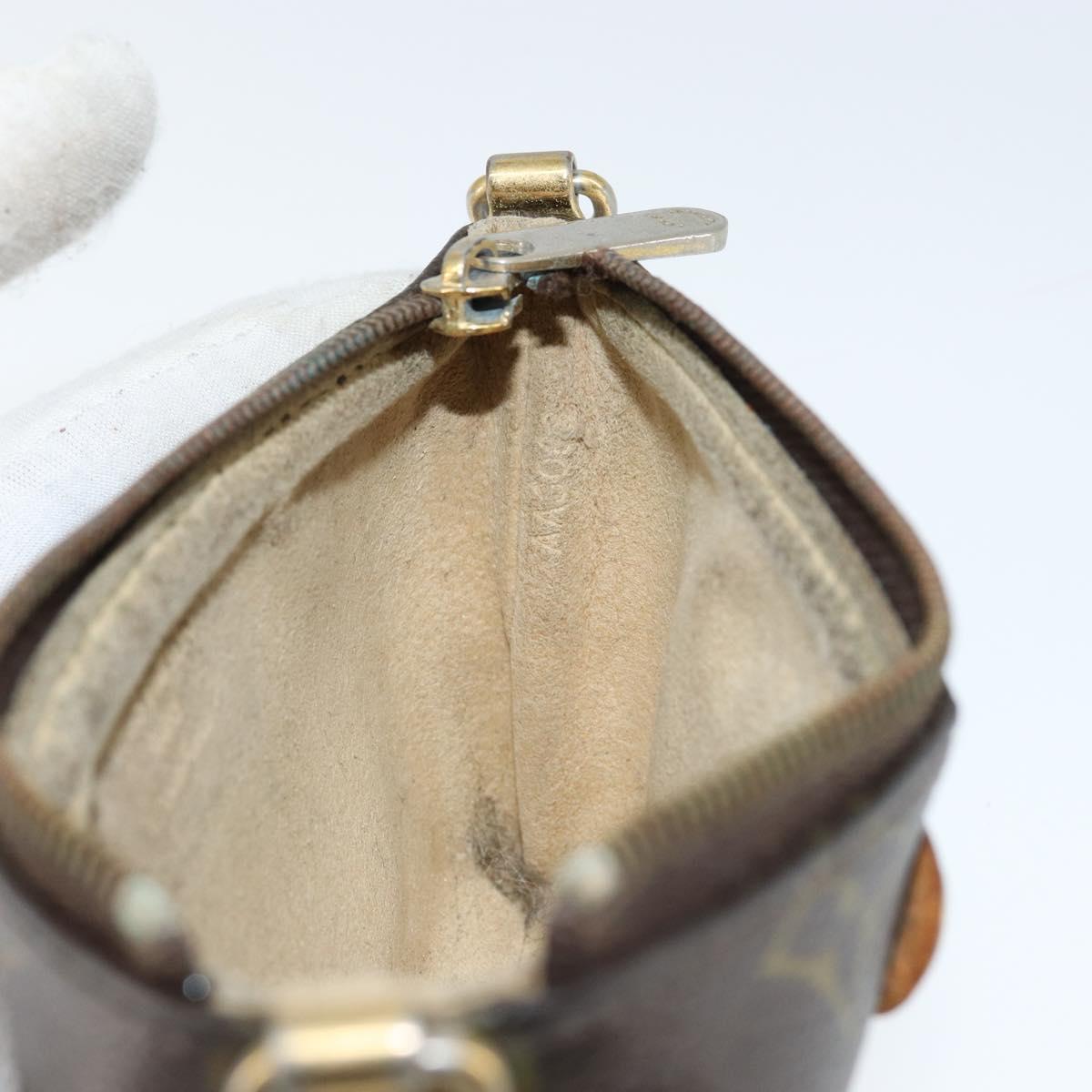 LOUIS VUITTON Monogram Chain Pochette Mila PM Accessory Pouch M60094 Auth 149211