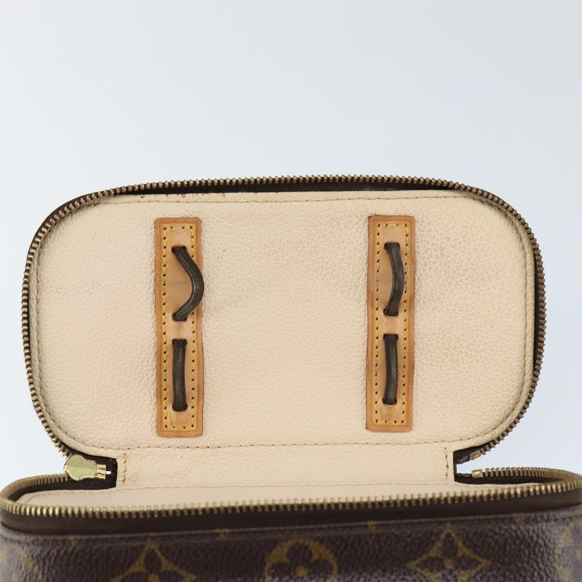 LOUIS VUITTON Monogram Trousse Brush PM Cosmetic Pouch M47510 LV Auth 149213