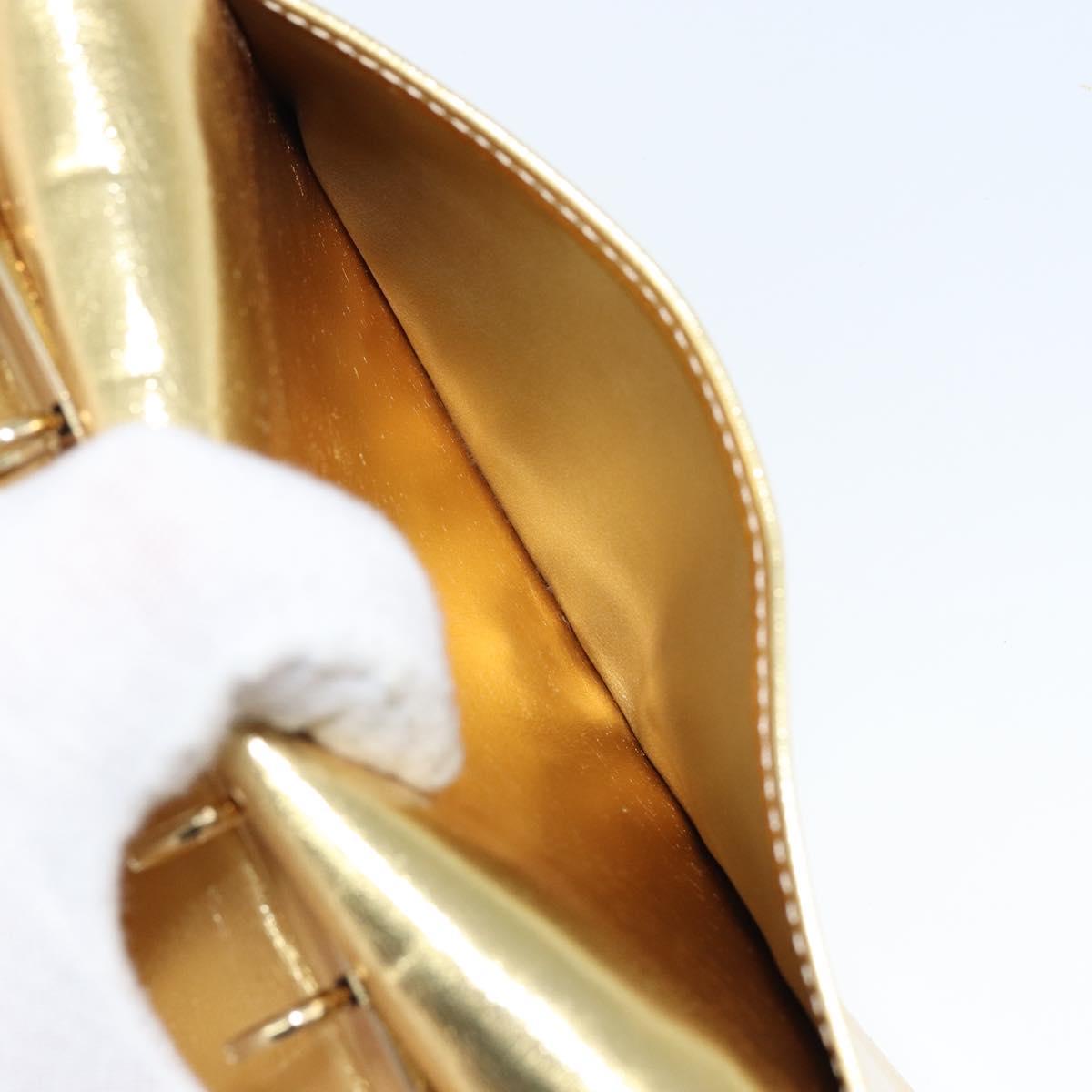 LOUIS VUITTON Miroir Agenda PM Day Planner Cover Gold R20962 LV Auth 149214