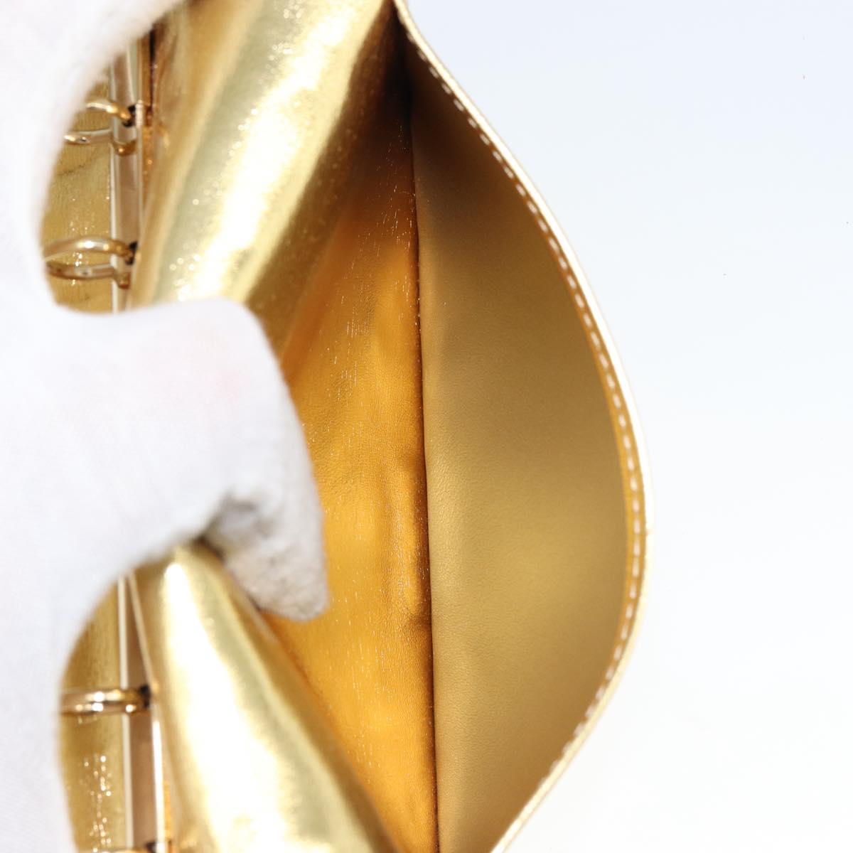 LOUIS VUITTON Miroir Agenda PM Day Planner Cover Gold R20962 LV Auth 149214