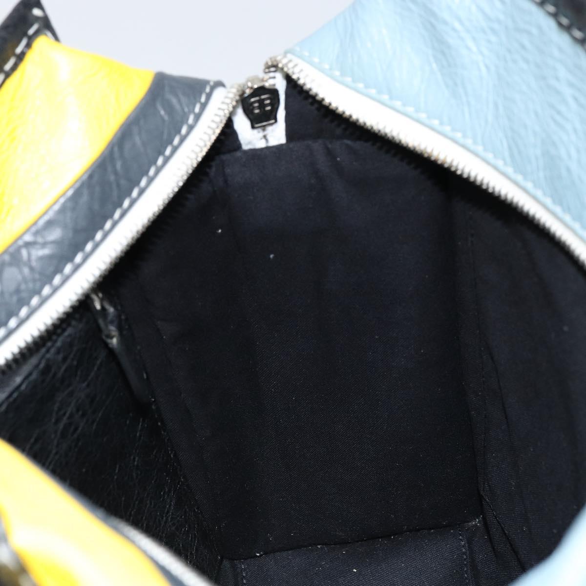 BALENCIAGA Bazaar Shopper XS Bag Leather 2way Multicolor 513989 Auth 149219