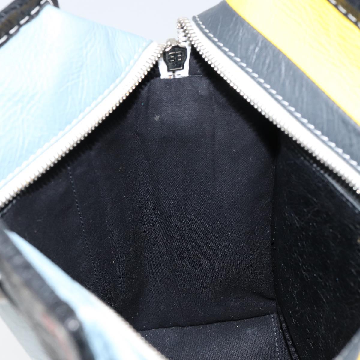 BALENCIAGA Bazaar Shopper XS Bag Leather 2way Multicolor 513989 Auth 149219