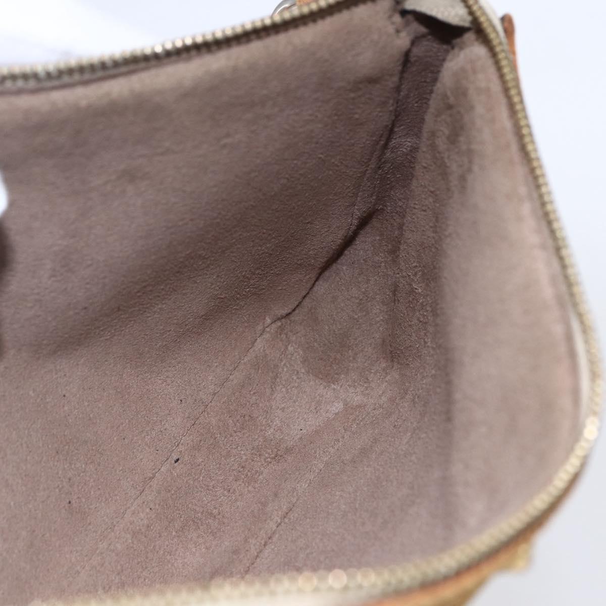 LOUIS VUITTON Multicolor Pochette Accessoires Pouch Black M92648 LV Auth 149228