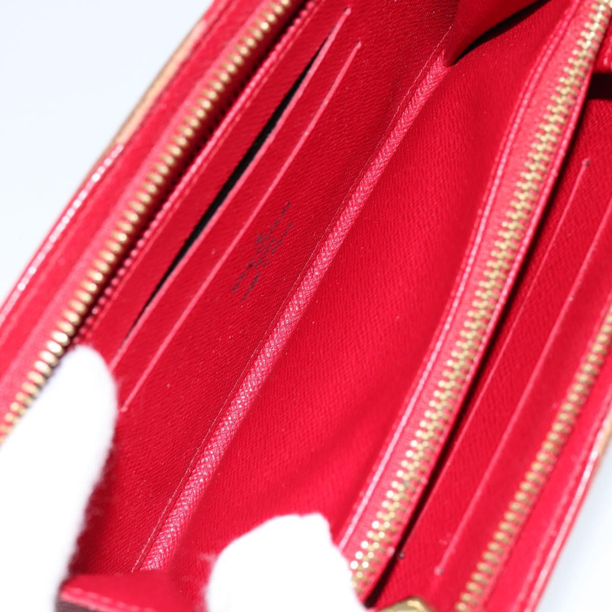 LOUIS VUITTON Monogram Cherry Porte Monnaie Zip Long Wallet M95006 Auth 149232V