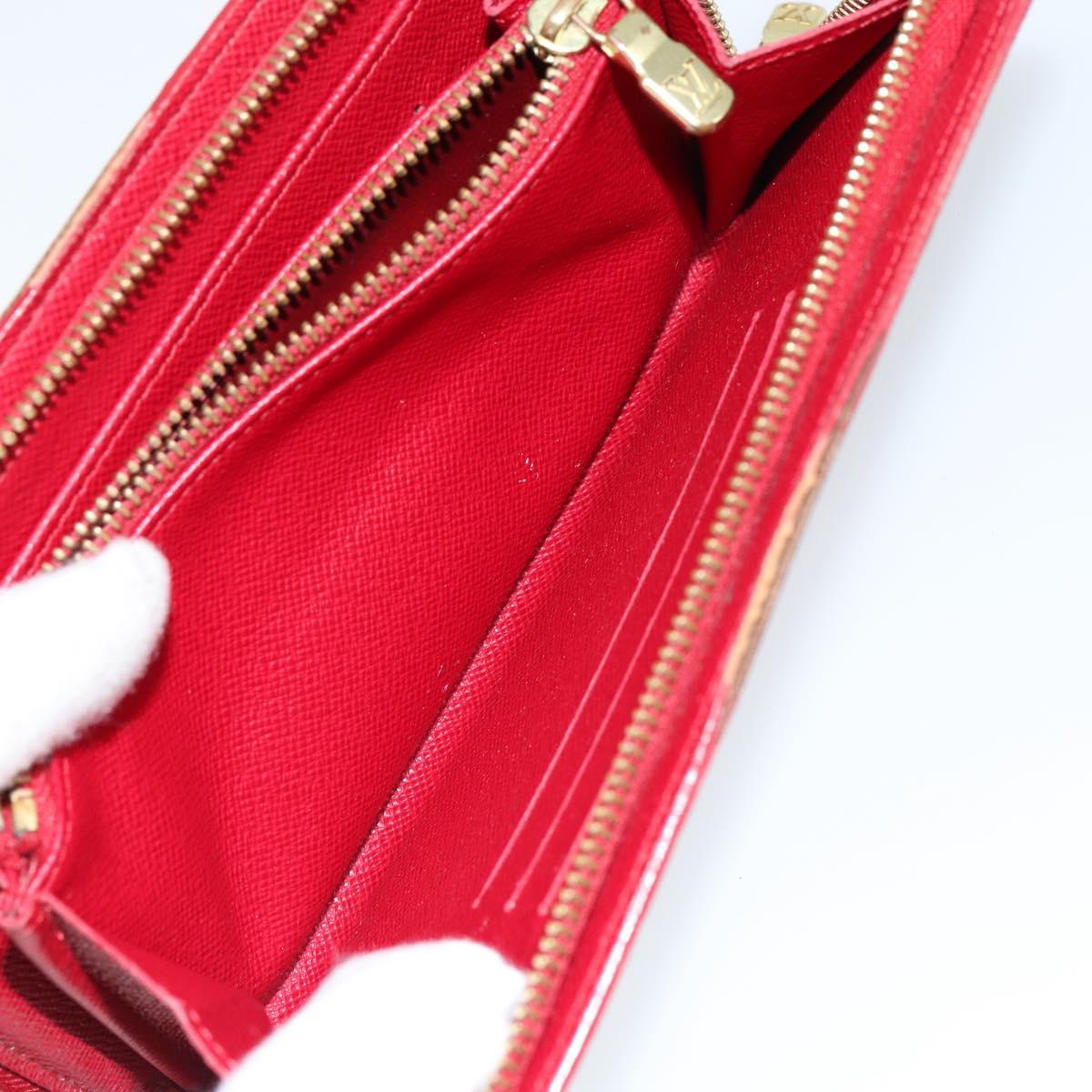 LOUIS VUITTON Monogram Cherry Porte Monnaie Zip Long Wallet M95006 Auth 149232V