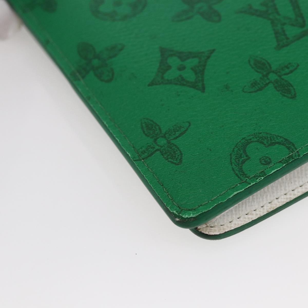 LOUIS VUITTON Monogram Everyday Portefeuille Brazza Green M80801 LV Auth 149234