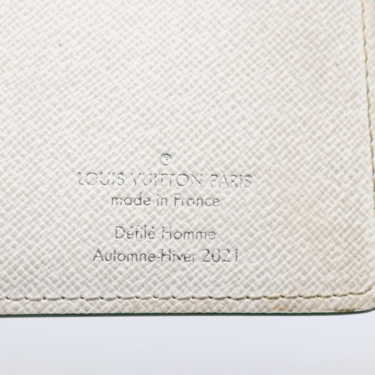 LOUIS VUITTON Monogram Everyday Portefeuille Brazza Green M80801 LV Auth 149234