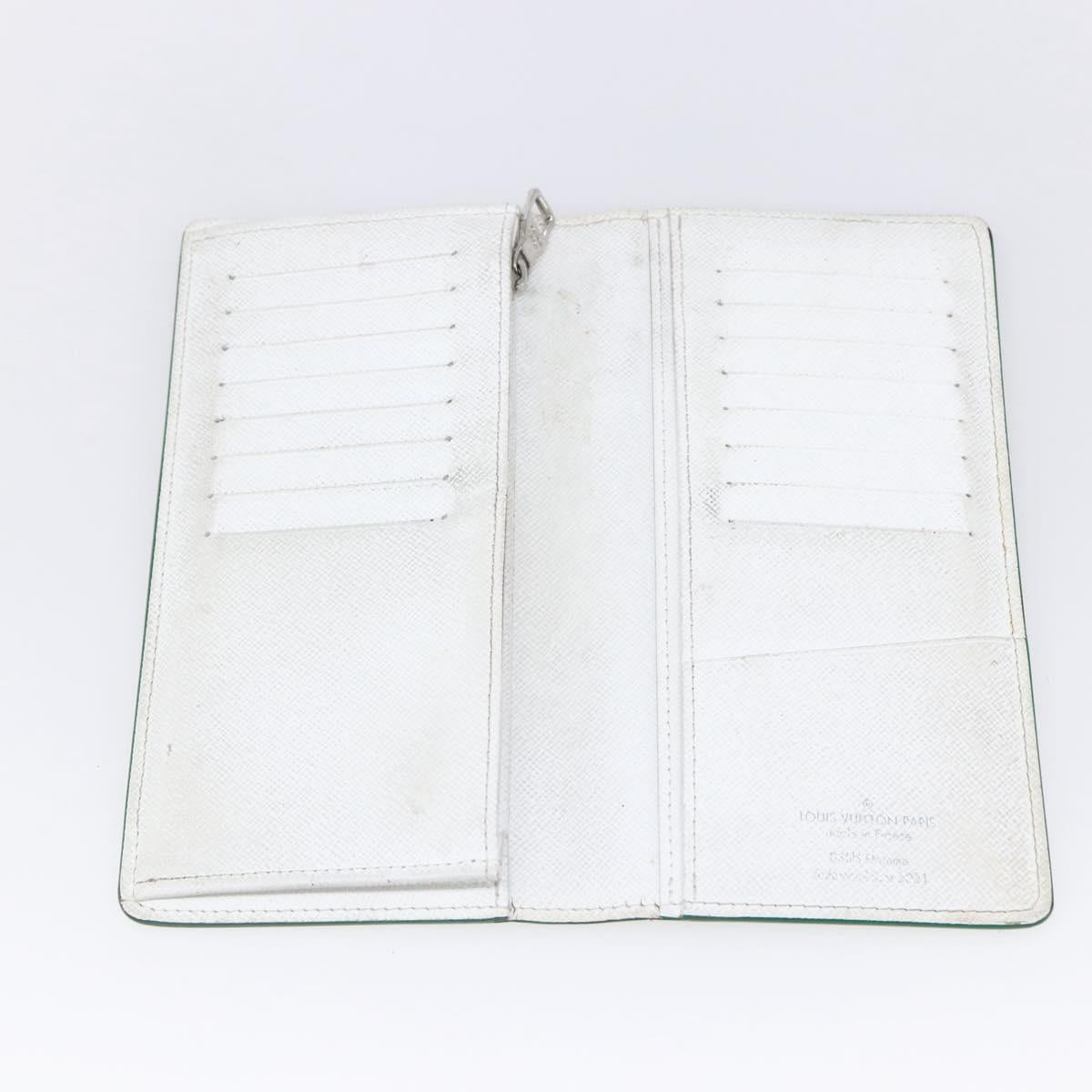 LOUIS VUITTON Monogram Everyday Portefeuille Brazza Green M80801 LV Auth 149234