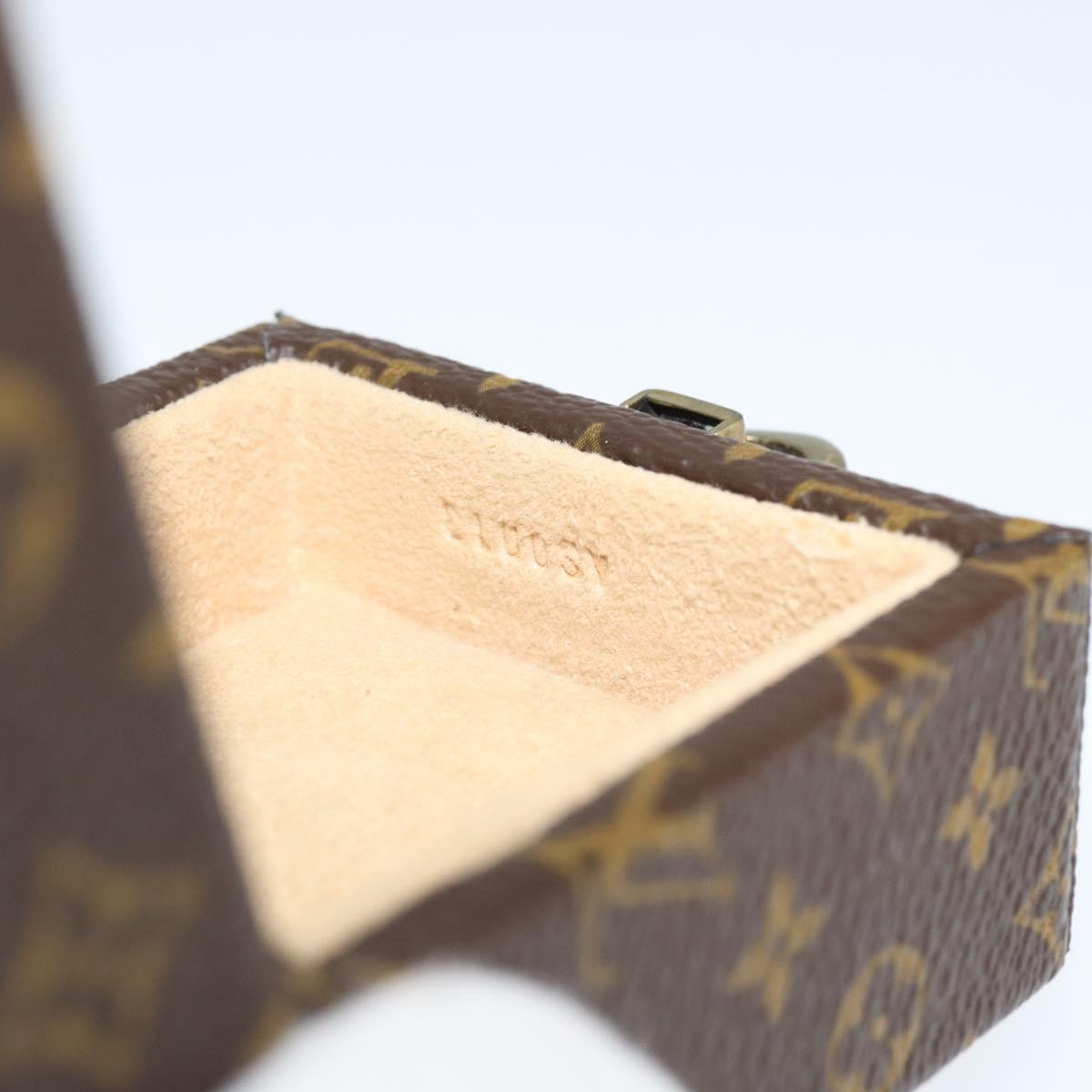 LOUIS VUITTON Monogram Jewelry case Jewelry Box LV Auth 149239