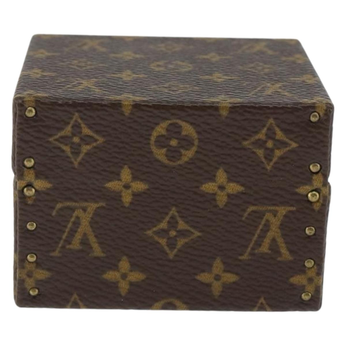 LOUIS VUITTON Monogram Jewelry case Jewelry Box LV Auth 149239