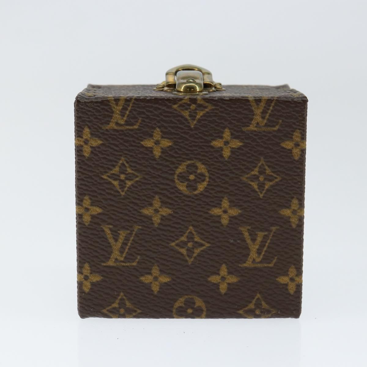 LOUIS VUITTON Monogram Jewelry case Jewelry Box LV Auth 149239
