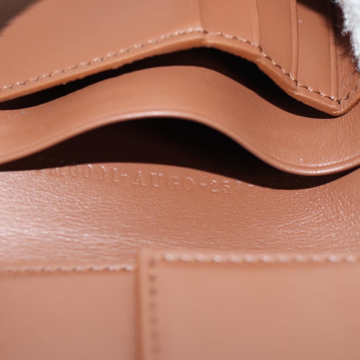 FENDI Zucca Canvas Compact Wallet Blue Auth 149243M