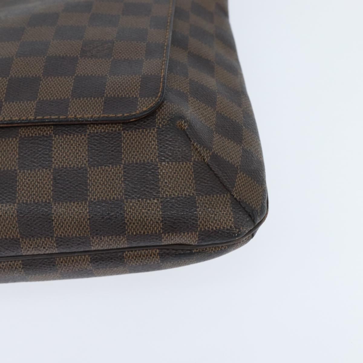 LOUIS VUITTON Damier Ebene Musette Salsa Long Shoulder Bag N51300 LV Auth 149276