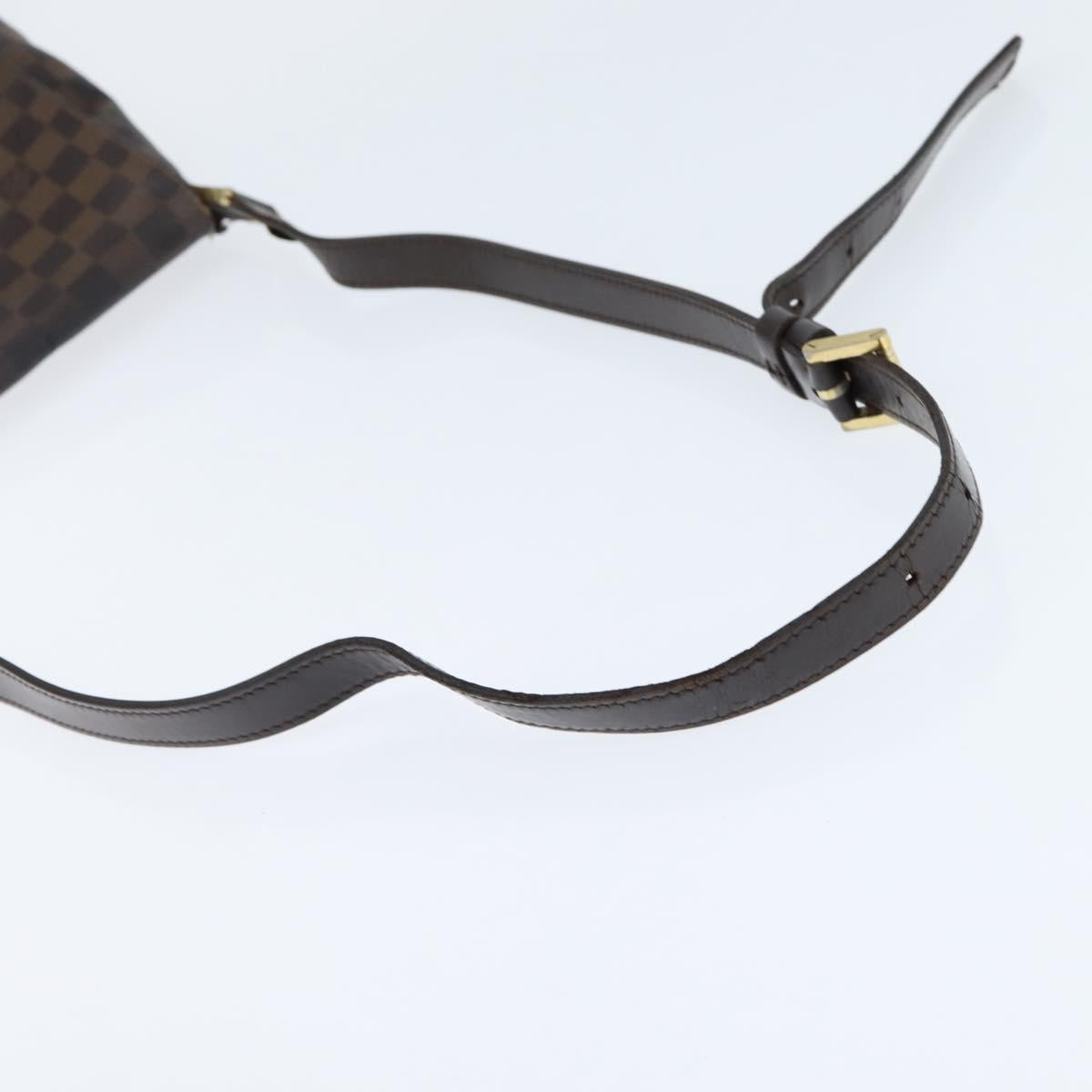 LOUIS VUITTON Damier Ebene Musette Salsa Long Shoulder Bag N51300 LV Auth 149276