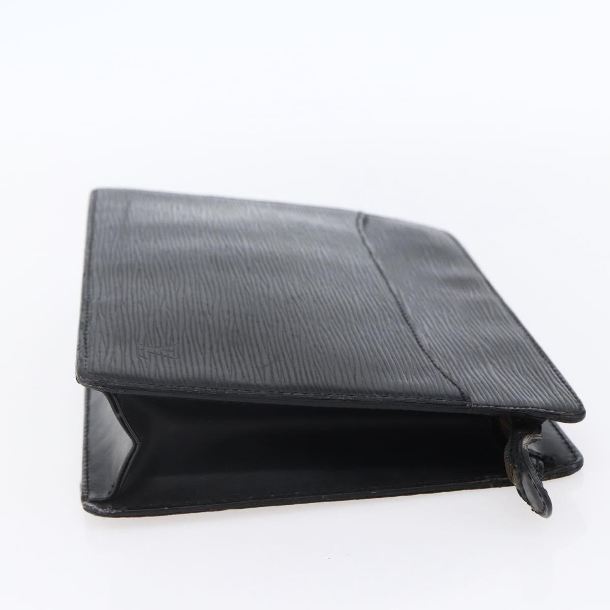 LOUIS VUITTON Epi Pochette Homme Clutch Bag Black Noir M52522 LV Auth 149278