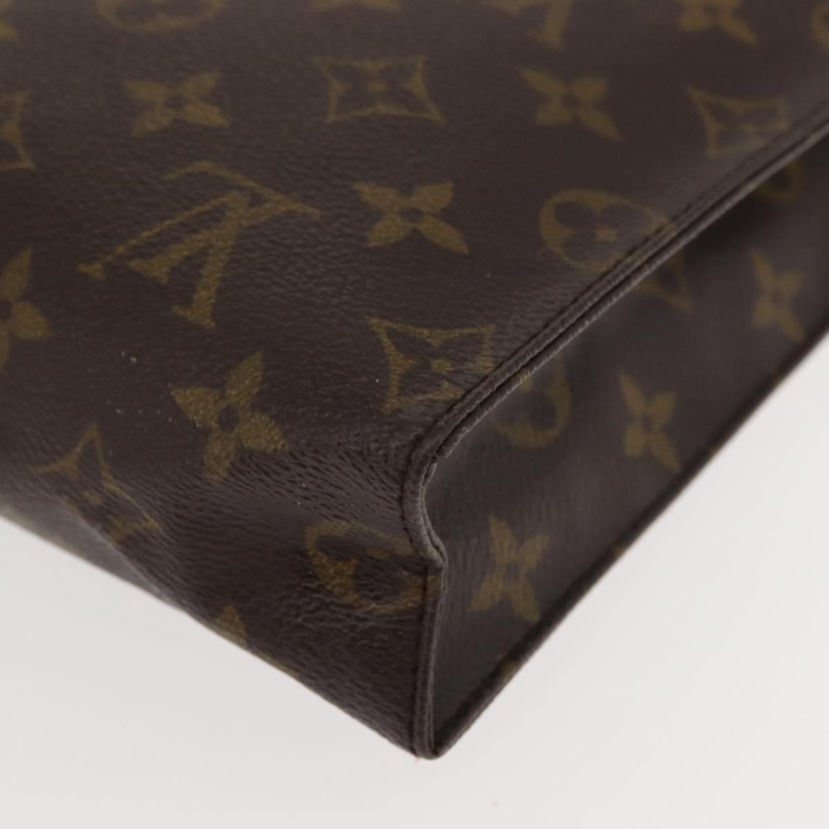 LOUIS VUITTON Monogram Poche Toilette 26 Pouch M47542 LV Auth 149284