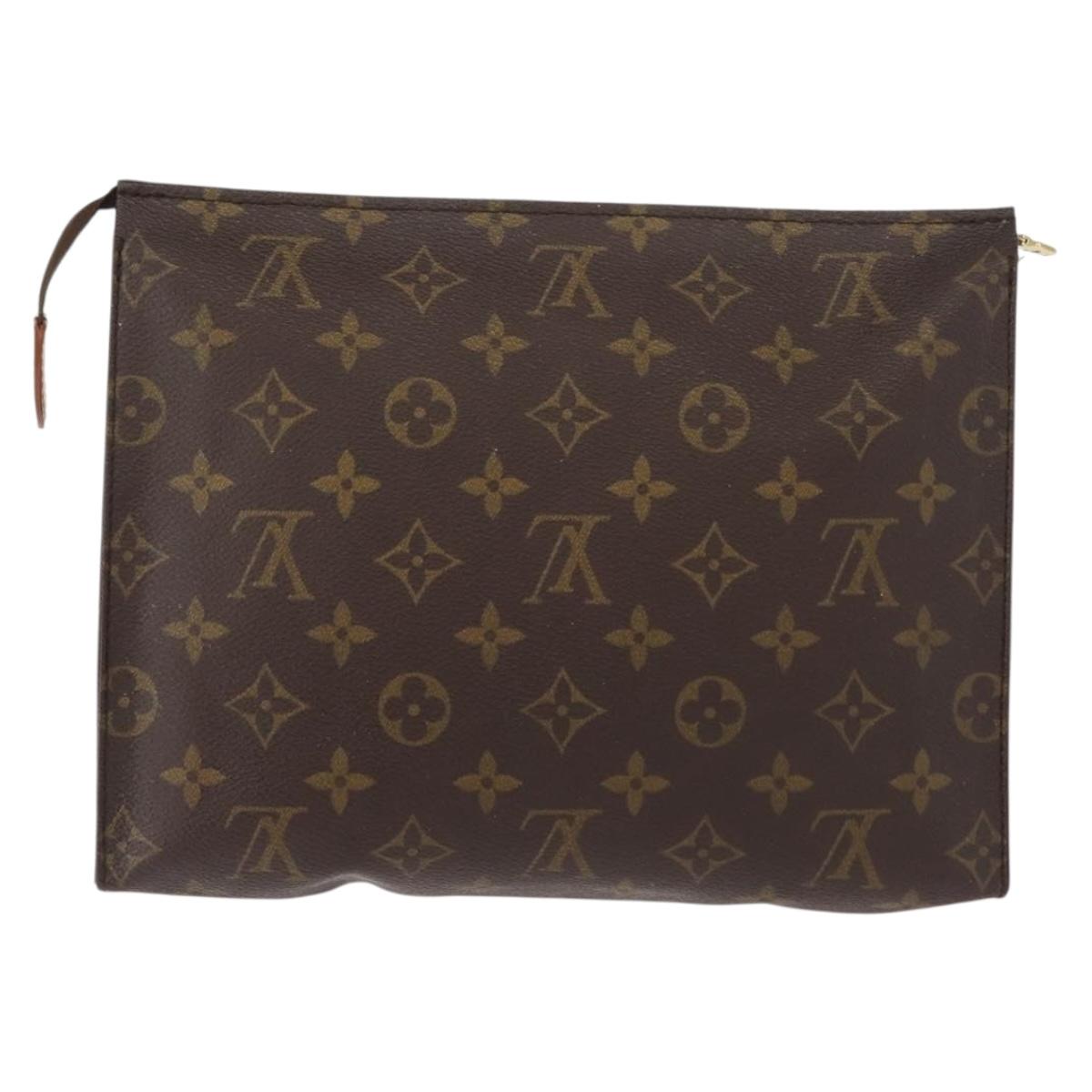 LOUIS VUITTON Monogram Poche Toilette 26 Pouch M47542 LV Auth 149284