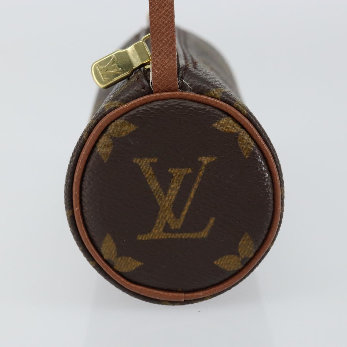LOUIS VUITTON Monogram Papillon Pouch LV Auth 149286