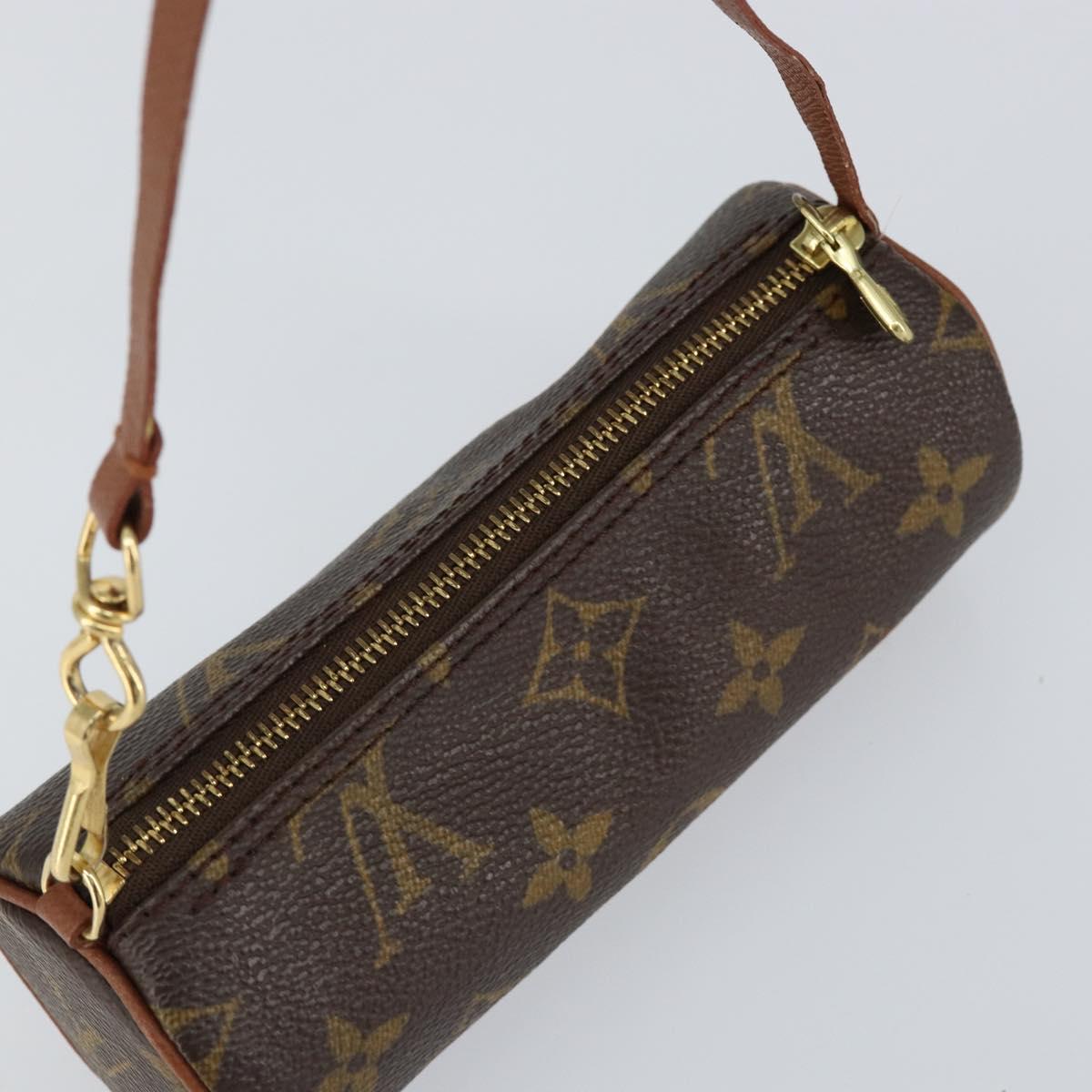 LOUIS VUITTON Monogram Papillon Pouch LV Auth 149286