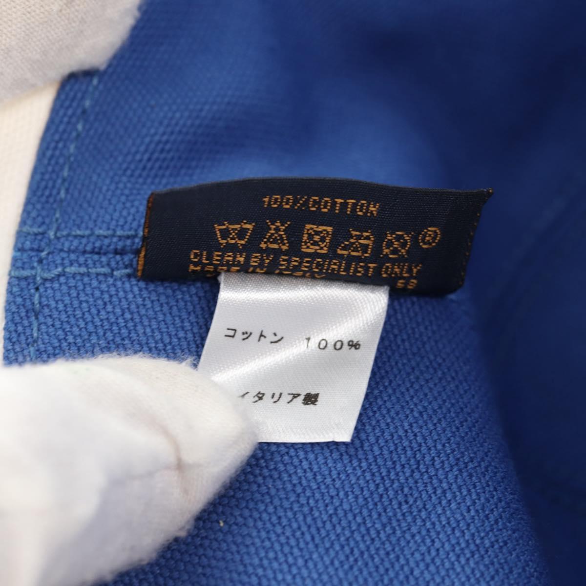 LOUIS VUITTON Bone Color Panel Hat Canvas Multicolor MP2736 LV Auth 149292M