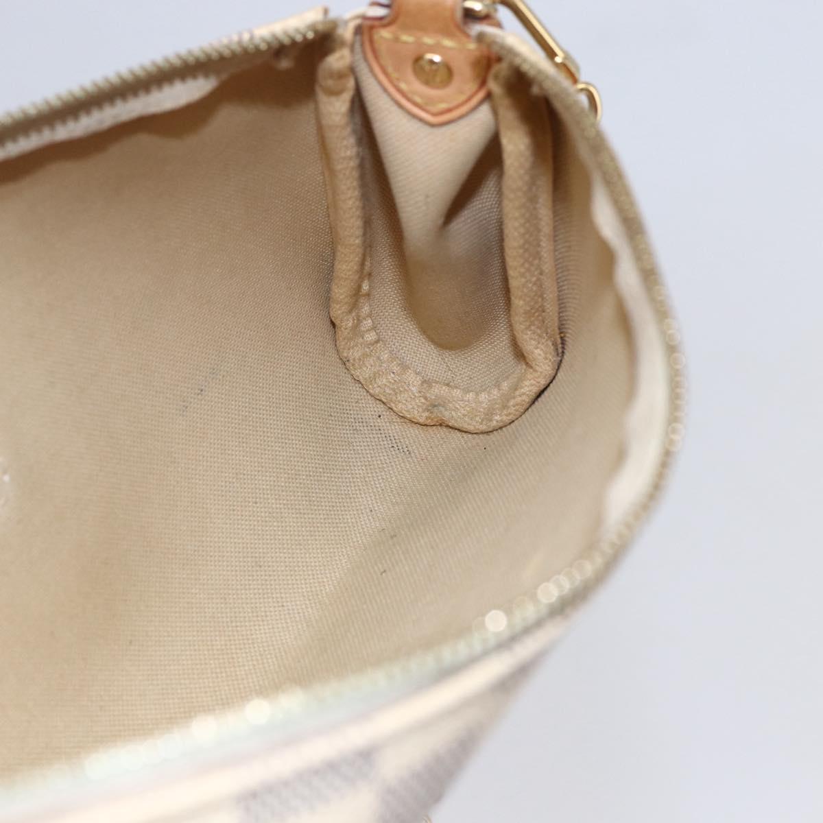 LOUIS VUITTON Damier Azur Eva Shoulder Bag 2way N55214 LV Auth 149303