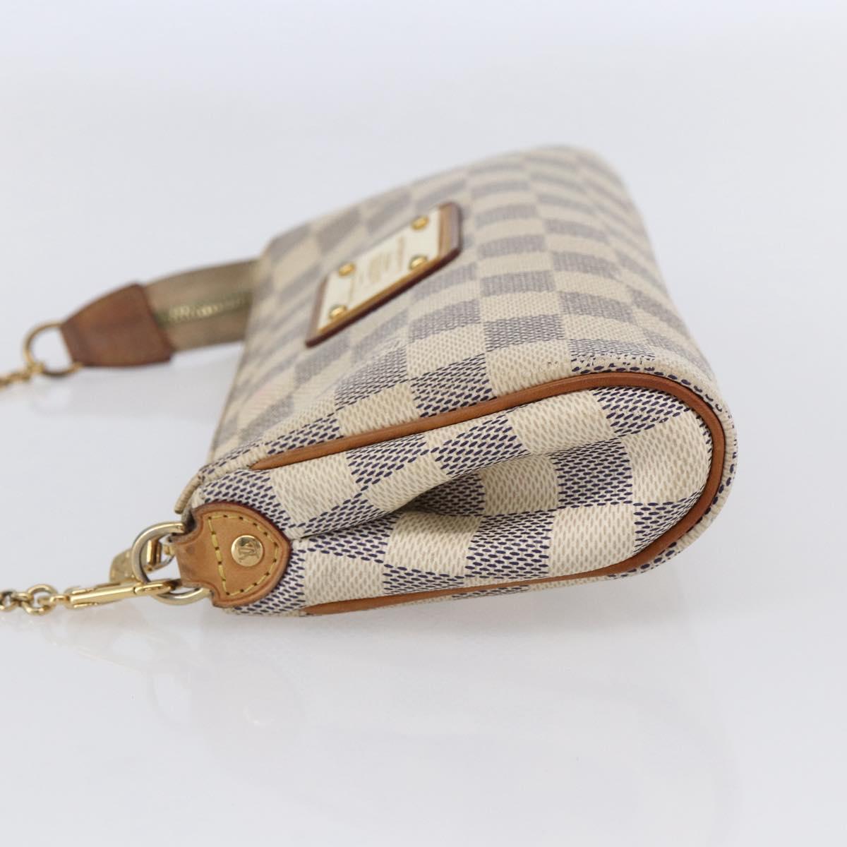 LOUIS VUITTON Damier Azur Eva Shoulder Bag 2way N55214 LV Auth 149303