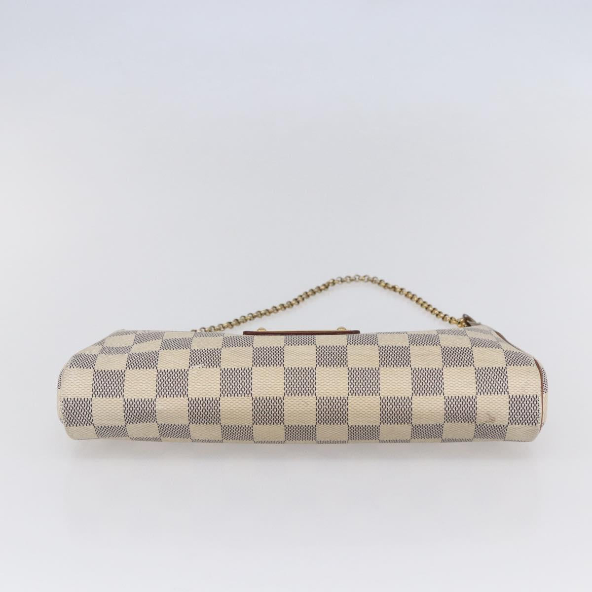 LOUIS VUITTON Damier Azur Eva Shoulder Bag 2way N55214 LV Auth 149303