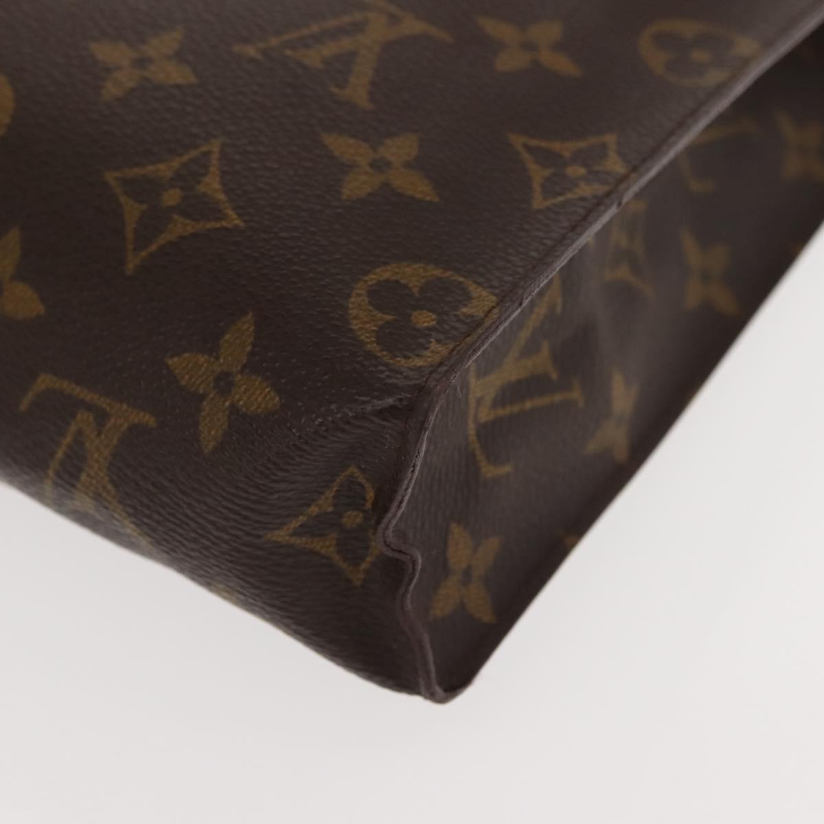 LOUIS VUITTON Monogram Poche Toilette 26 Pouch M47542 LV Auth 149305