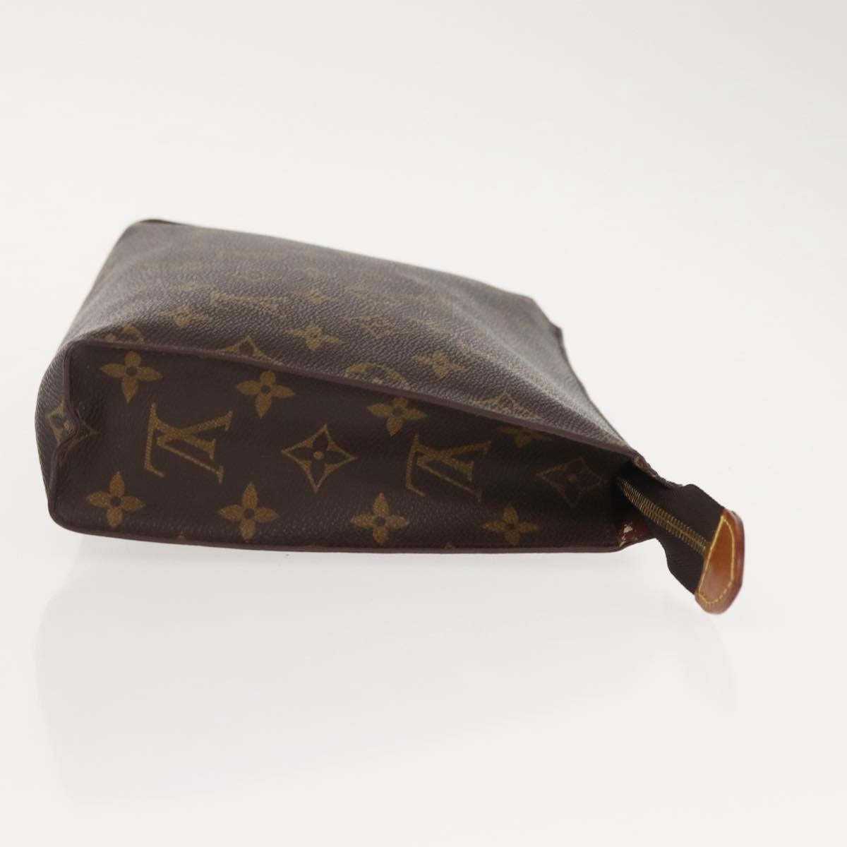 LOUIS VUITTON Monogram Poche Toilette 26 Pouch M47542 LV Auth 149305