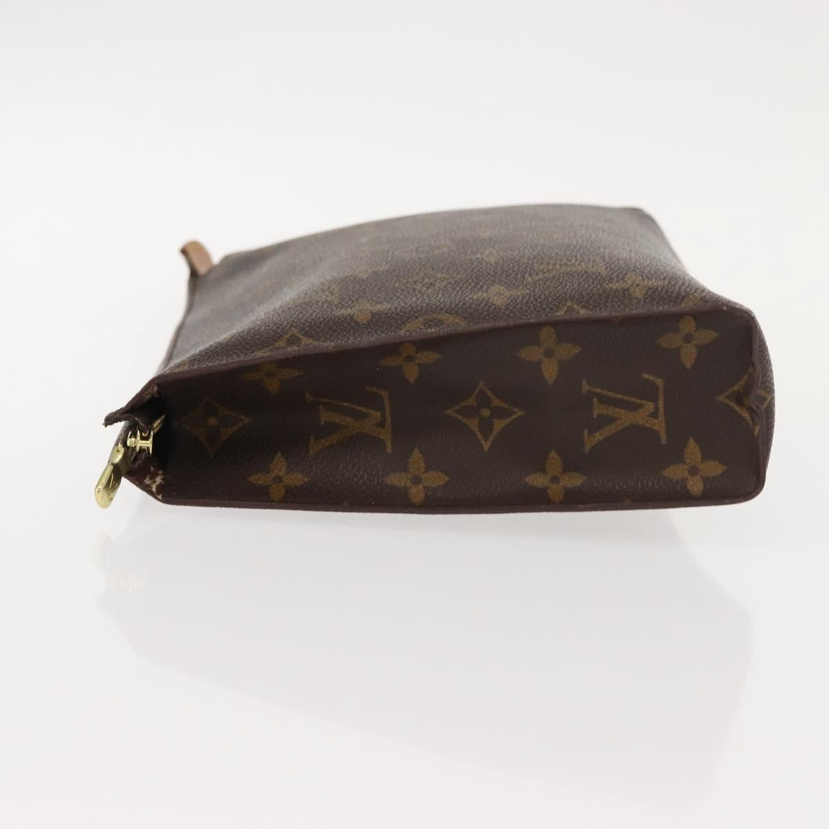 LOUIS VUITTON Monogram Poche Toilette 26 Pouch M47542 LV Auth 149305