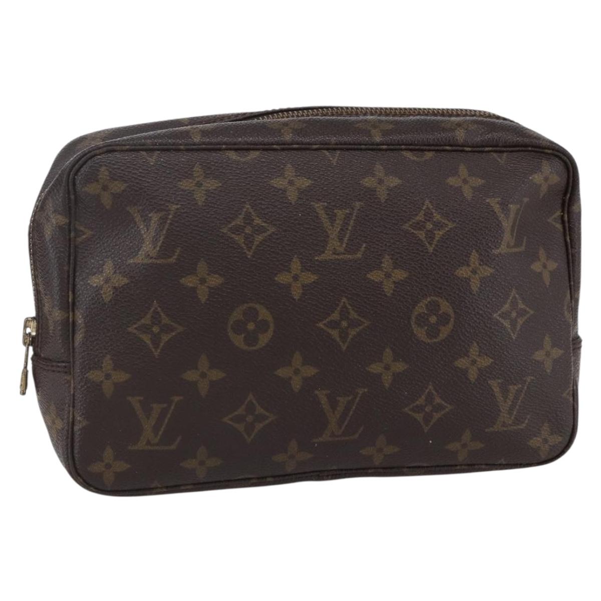 LOUIS VUITTON Monogram Trousse Toilette 23 Clutch Bag M47524 LV Auth 149328