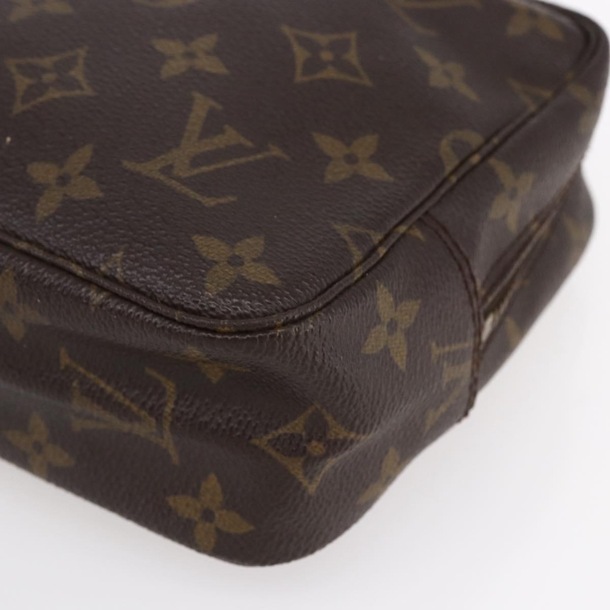 LOUIS VUITTON Monogram Trousse Toilette 23 Clutch Bag M47524 LV Auth 149328