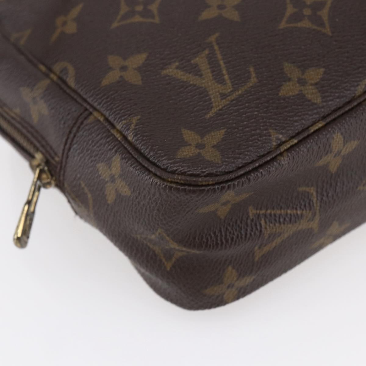 LOUIS VUITTON Monogram Trousse Toilette 23 Clutch Bag M47524 LV Auth 149328