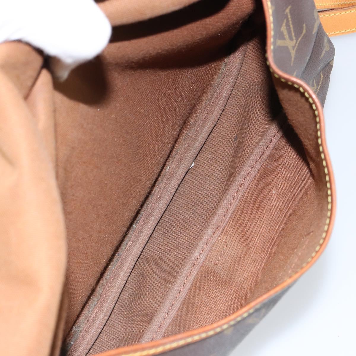 LOUIS VUITTON Monogram Saumur 30 Shoulder Bag M42256 LV Auth 149330