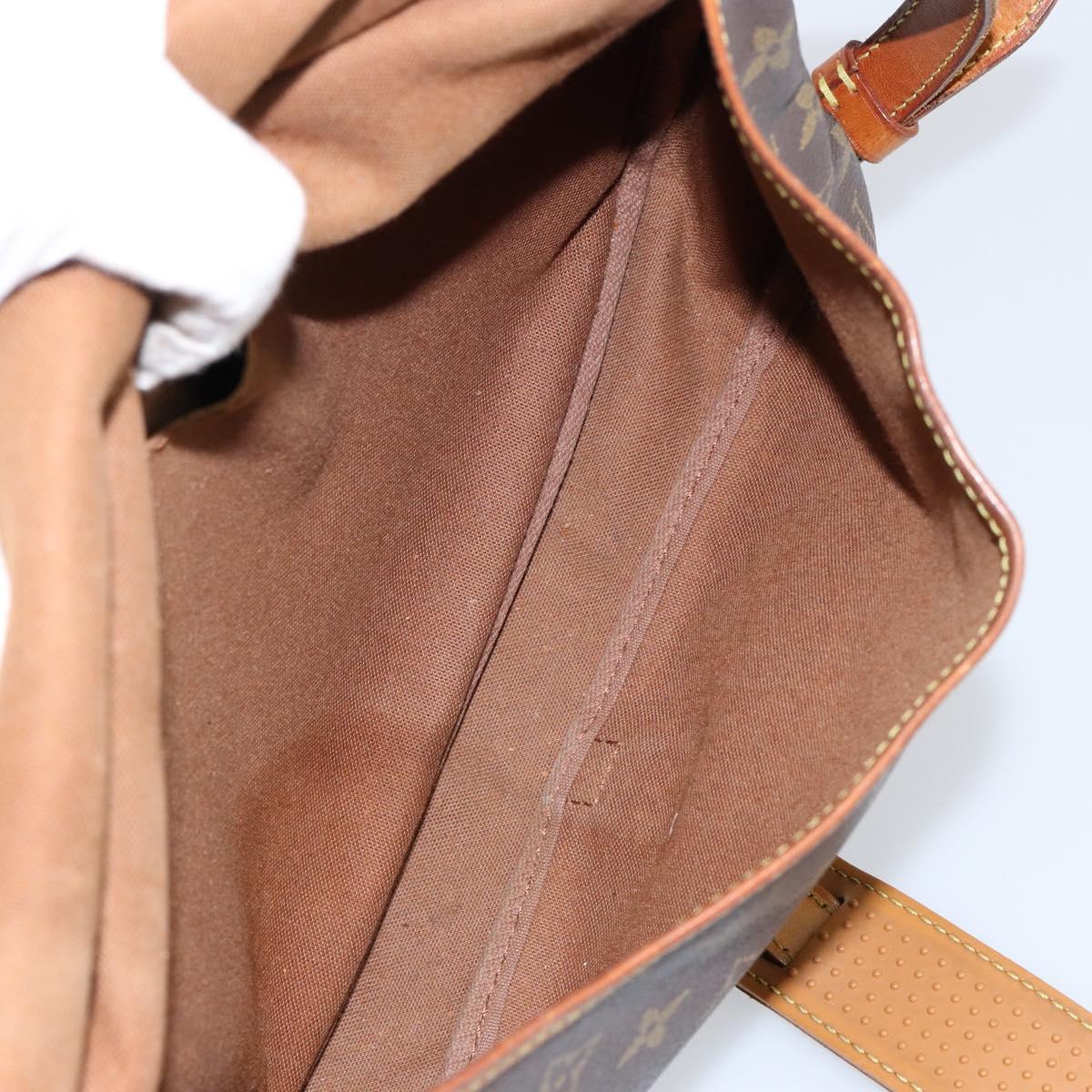 LOUIS VUITTON Monogram Saumur 30 Shoulder Bag M42256 LV Auth 149330