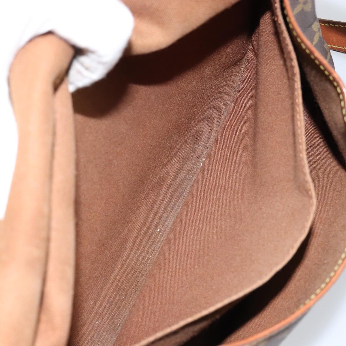 LOUIS VUITTON Monogram Saumur 30 Shoulder Bag M42256 LV Auth 149330