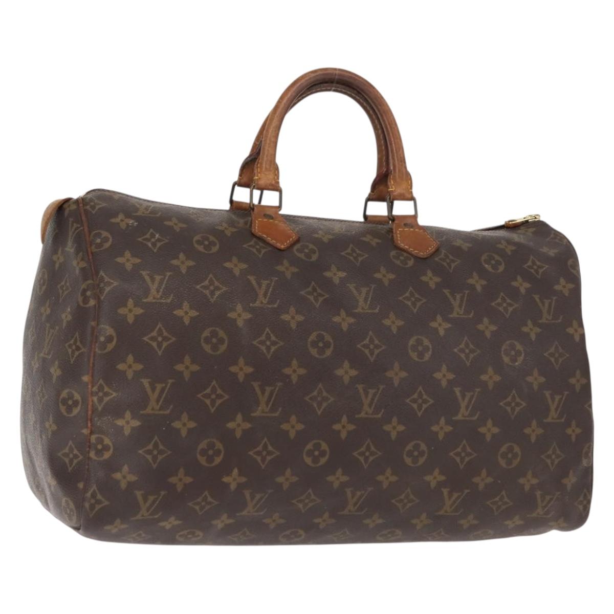 LOUIS VUITTON Monogram Speedy 40 Hand Bag M41522 LV Auth 149343
