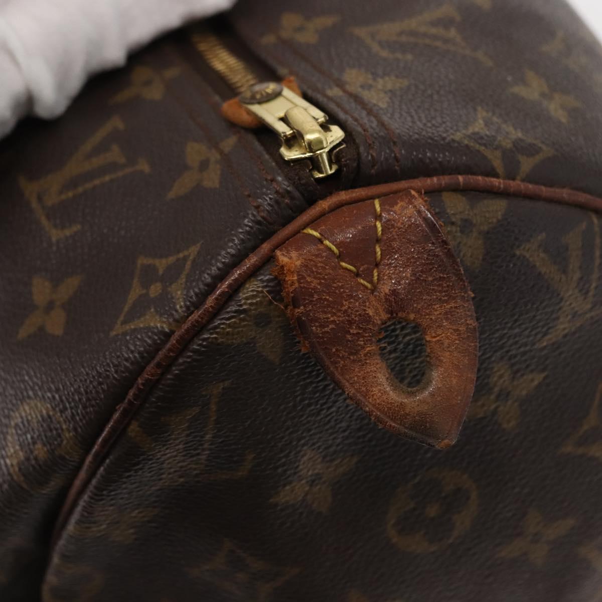 LOUIS VUITTON Monogram Speedy 40 Hand Bag M41522 LV Auth 149343