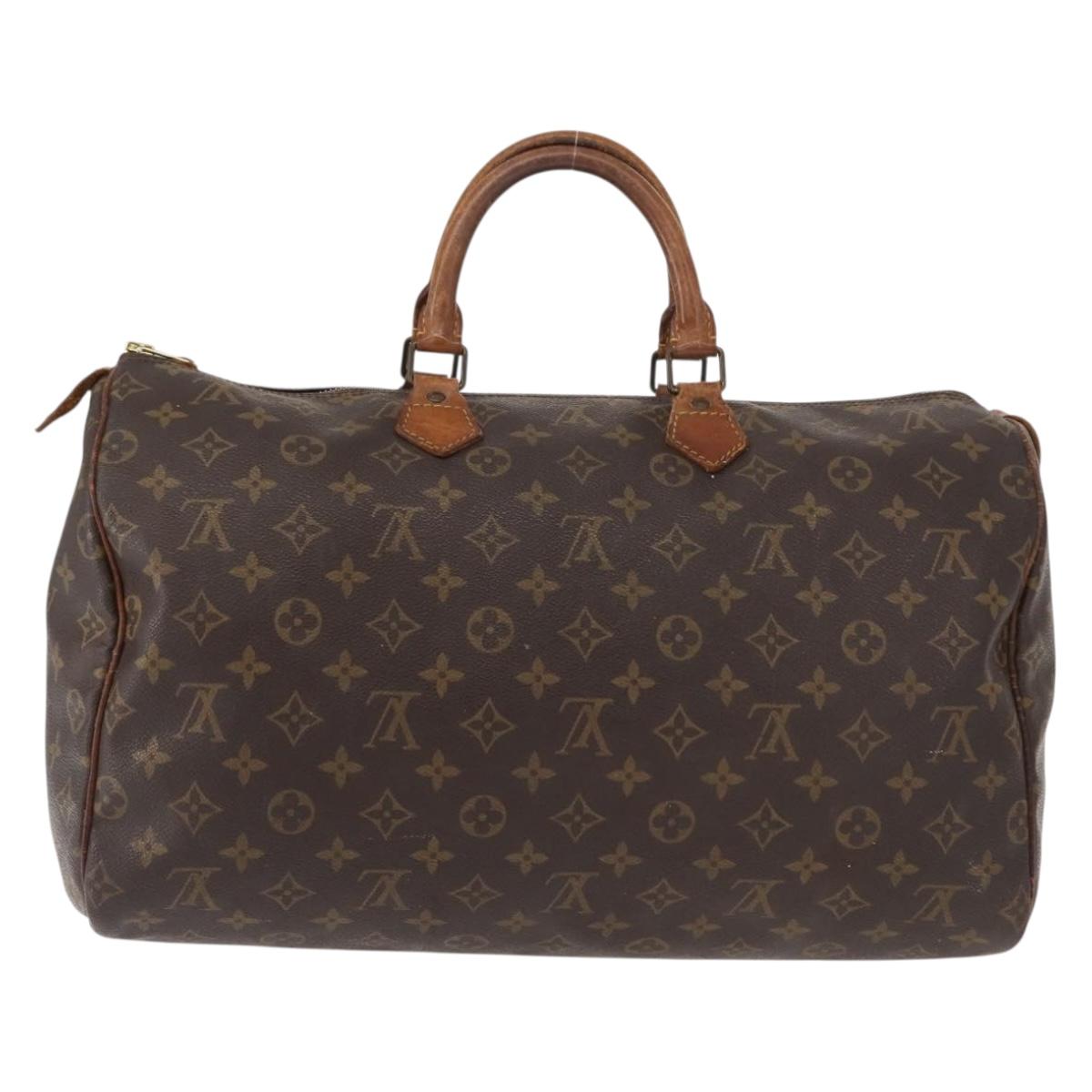LOUIS VUITTON Monogram Speedy 40 Hand Bag M41522 LV Auth 149343
