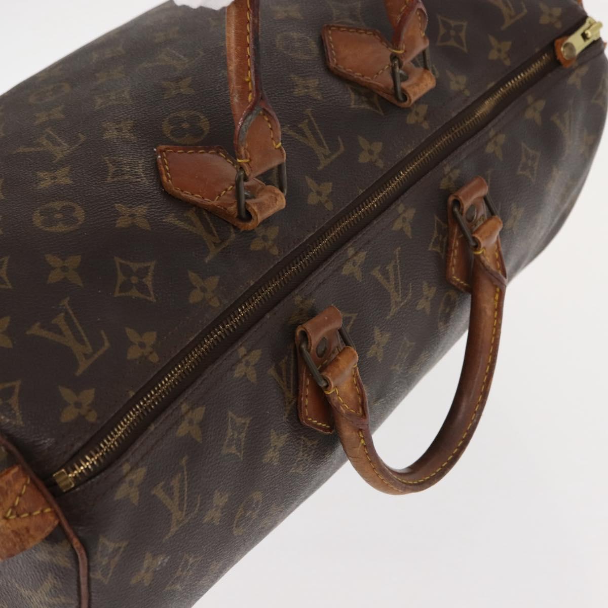 LOUIS VUITTON Monogram Speedy 40 Hand Bag M41522 LV Auth 149343