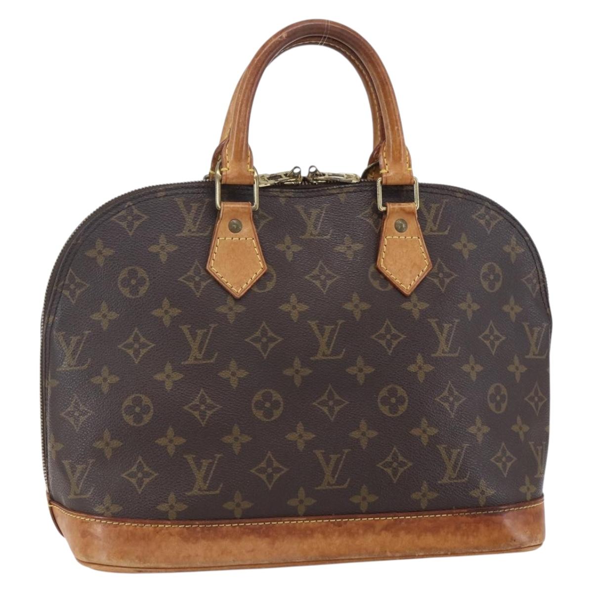 LOUIS VUITTON Monogram Alma Hand Bag M51130 LV Auth 149345