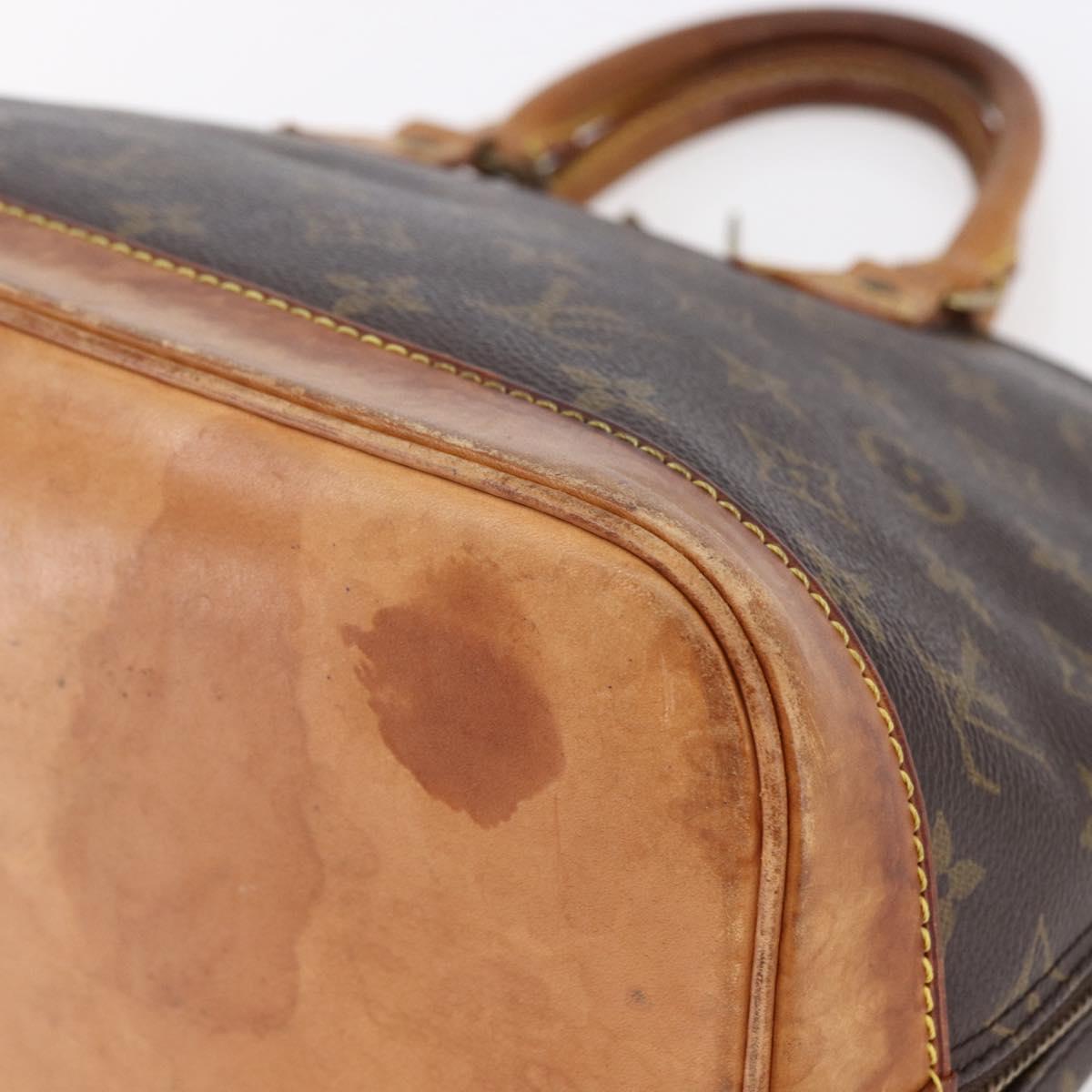 LOUIS VUITTON Monogram Alma Hand Bag M51130 LV Auth 149345