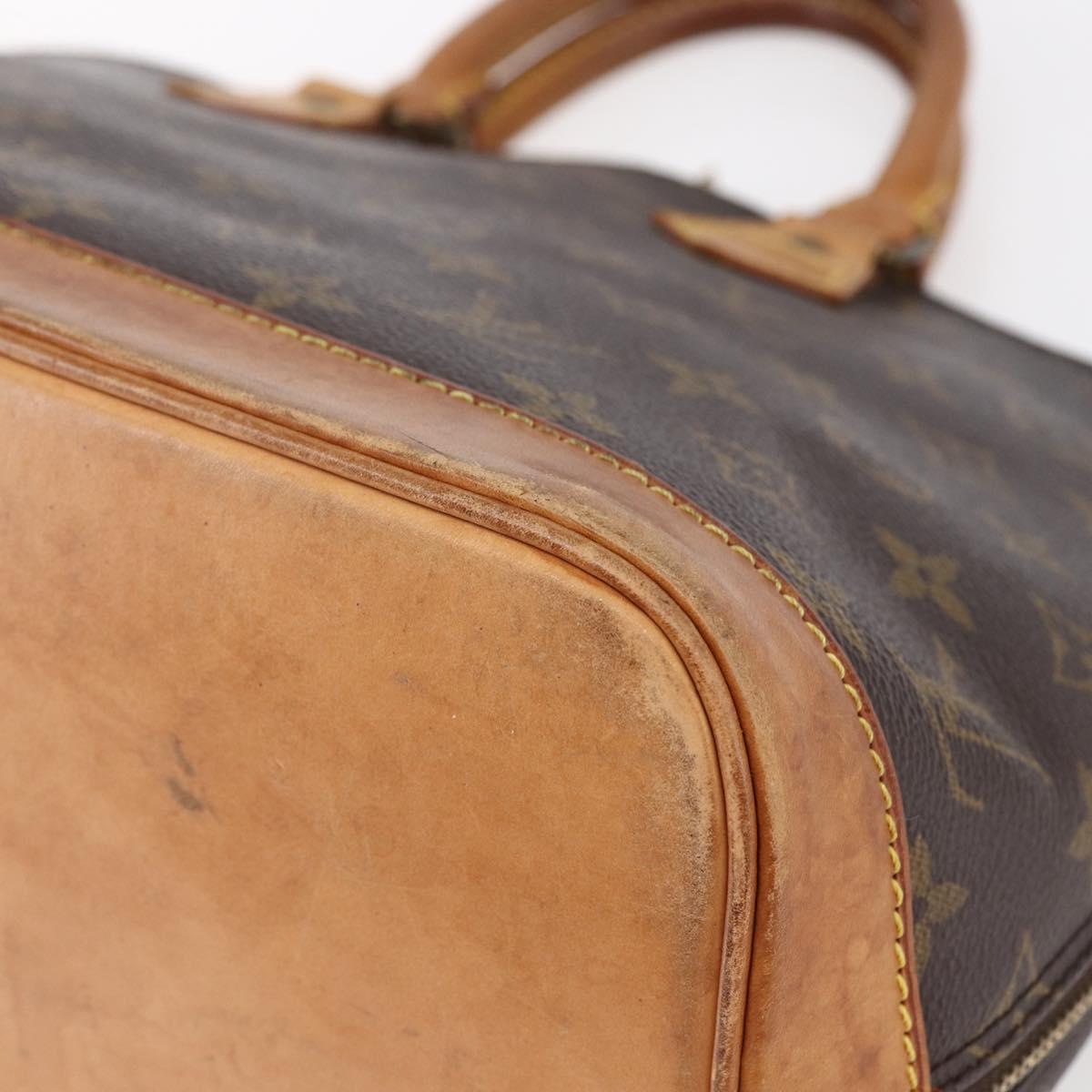 LOUIS VUITTON Monogram Alma Hand Bag M51130 LV Auth 149345