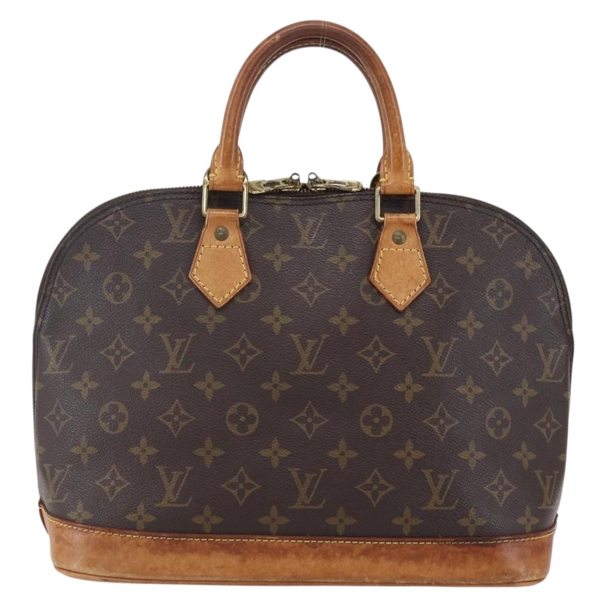 LOUIS VUITTON Monogram Alma Hand Bag M51130 LV Auth 149345