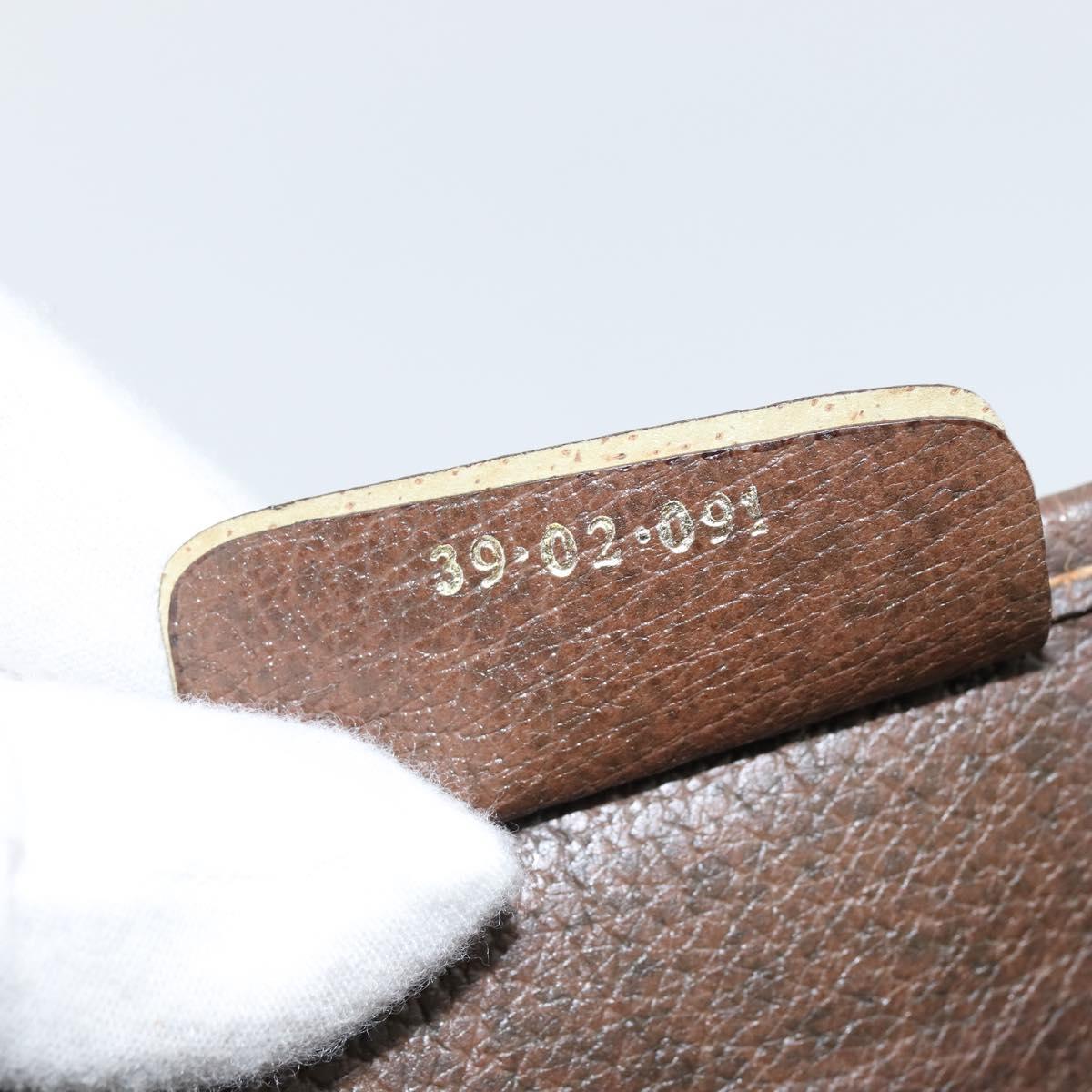 GUCCI GG Supreme Web Sherry Line Tote Bag PVC Beige Gold 39 02 091 Auth 149350