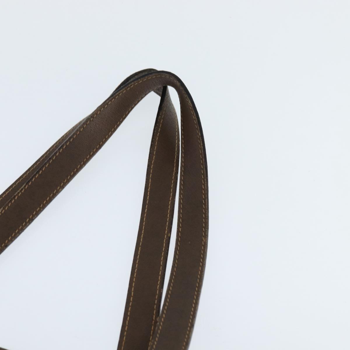 GUCCI GG Supreme Web Sherry Line Tote Bag PVC Beige Gold 39 02 091 Auth 149350