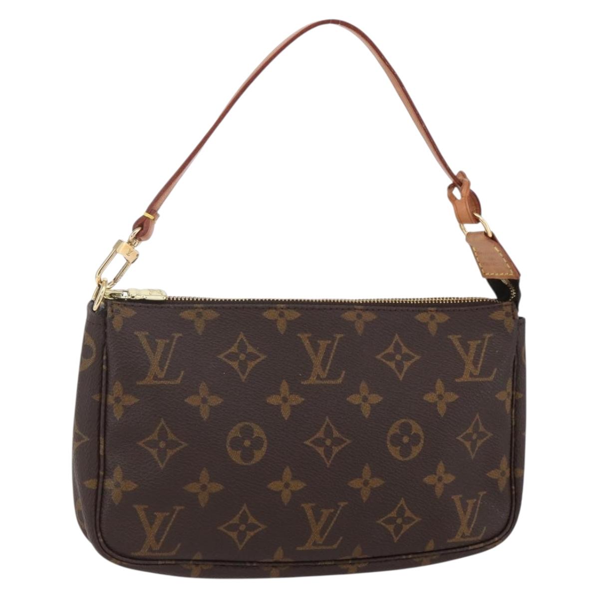 LOUIS VUITTON Monogram Pochette Accessoires Pouch M51980 LV Auth 149358