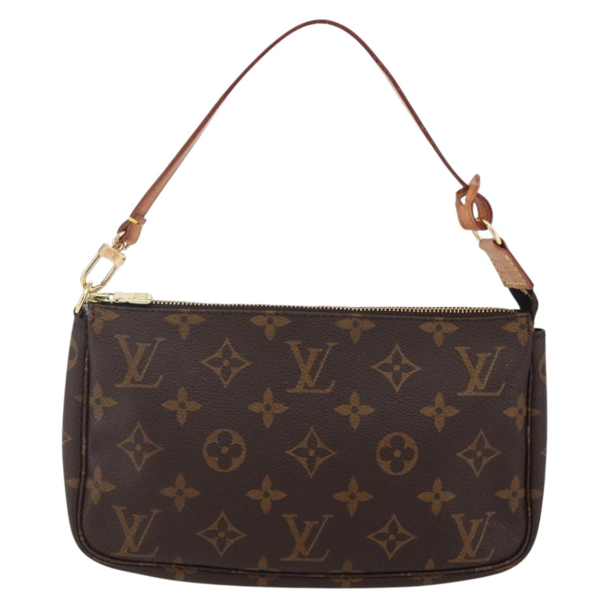 LOUIS VUITTON Monogram Pochette Accessoires Pouch M51980 LV Auth 149358