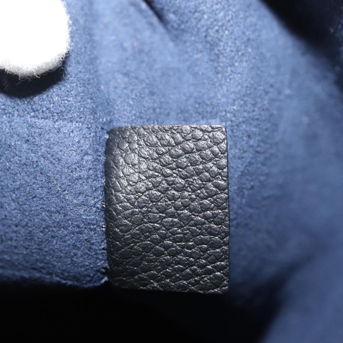 LOUIS VUITTON Monogram Empreinte Giant Neverfull MM Pouch Black LV Auth 149361